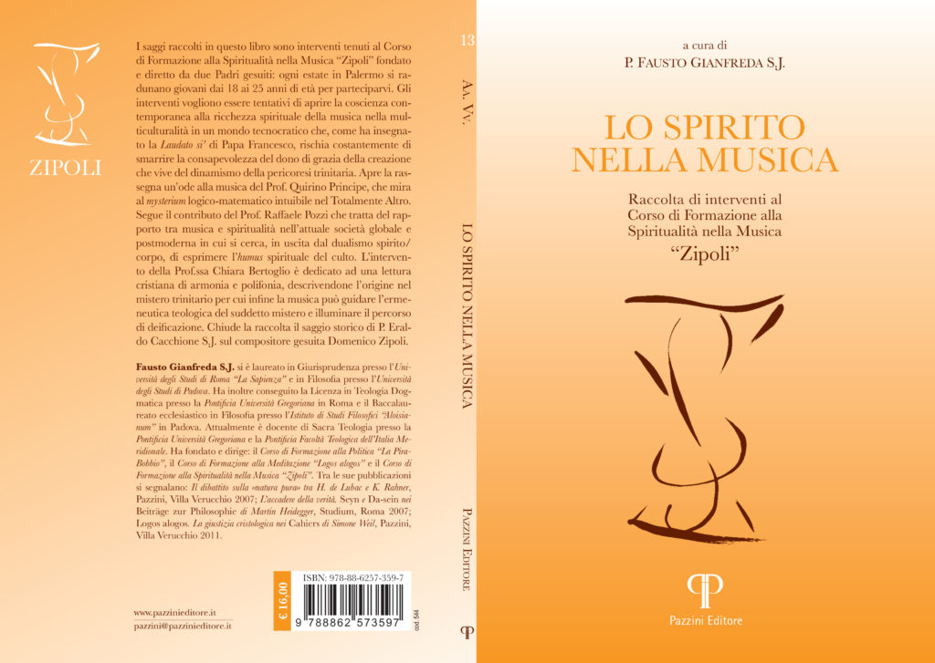 “Lo spirito nella musica” è nel Catalogo del Servizio Bibliotecario Nazionale
